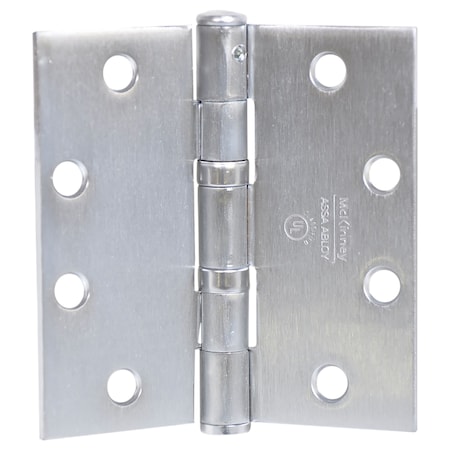 Mckinney Oil Bearing Butt Hinge, 5" x 4-1/2", US32D, NRP, Standard TA2314 5X4-1/2 32D NRP
